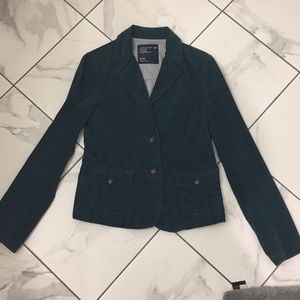 Teal Corduroy Blazer